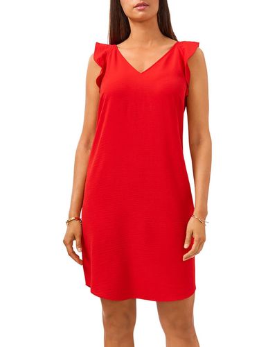 Vince Camuto Casual Short Mini Dress - Red