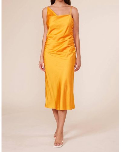 Lucy Paris Pierre Gathered Dress - Yellow