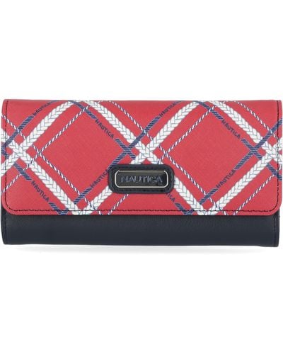 Nautica Money Manager Rope Wallet - Pink