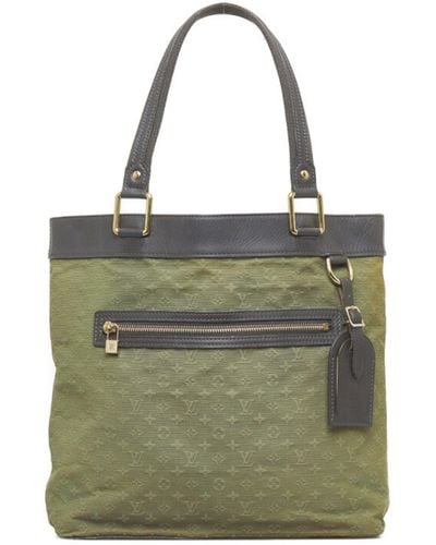 Louis Vuitton Lucille Canvas Tote Bag (pre-owned) - Green