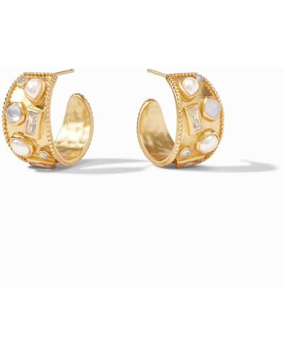 Julie Vos Antonia Moasiac Hoop Gold Earring - Metallic