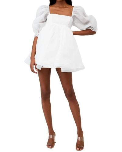 Selkie The Puff Dress - White