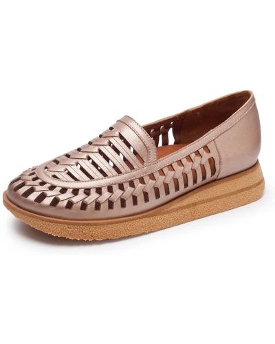 Yes Ava Loafer Shoes - Brown