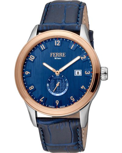 Ferré Fashion 43mm Quartz Watch - Gray