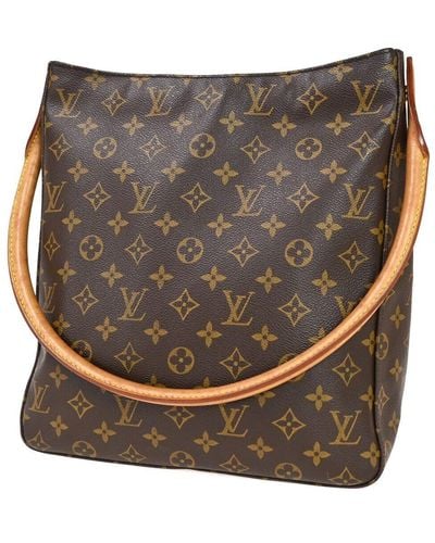 Louis Vuitton Looping Gm Canvas Shoulder Bag (pre-owned) - Gray