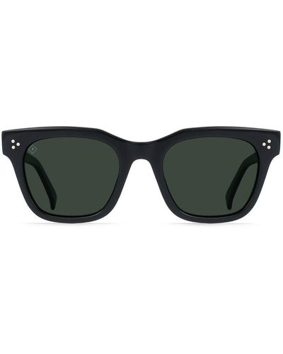 Raen Huxton Pol S272 Square Polarized Sunglasses - Black