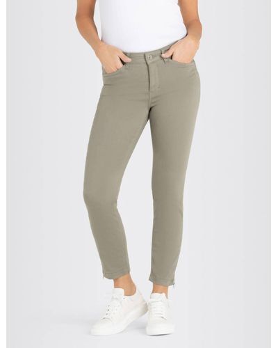 M·a·c Dream Chic 27" Zip Ankle Pant - Natural