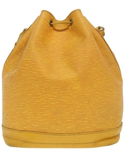 Louis Vuitton Noe Leather Shoulder Bag (pre-owned) - Yellow