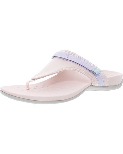 Vionic Tiffany T-strap Slip On Thong Sandals - Pink