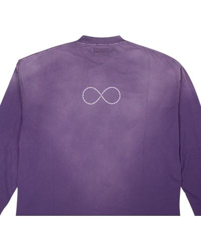 Vetements Washed Afterlife Long Sleeve T-shirt - Purple