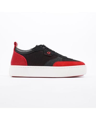Christian Louboutin Happyrui Sneakers / Mesh - Red