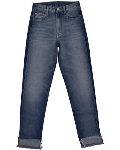 Marcelo Burlon Denim Vintage Two-tone Slim Jeans - Blue