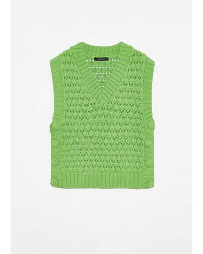 DELUC Beckmann Knitted Vest - Green