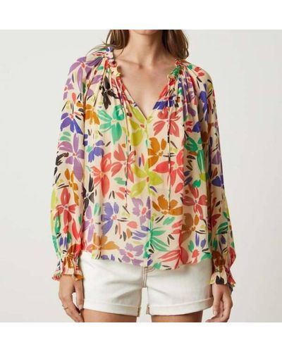 Velvet By Graham & Spencer Miley Blouse - Multicolor