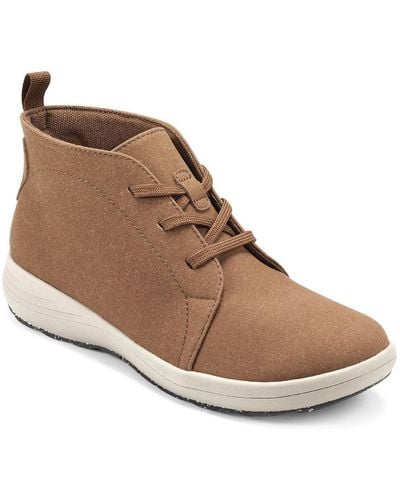 Easy Spirit Sphere Ankle Lace Up Chukka Boots - Brown