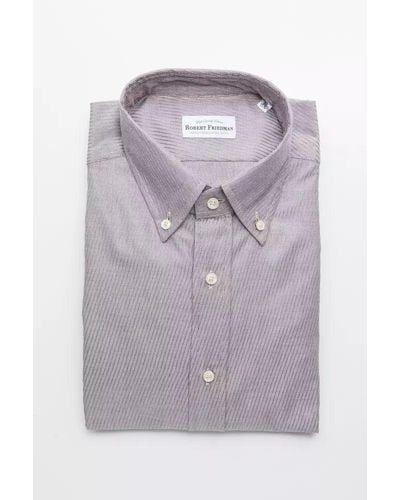 Robert Friedman Cotton Shirt - Purple