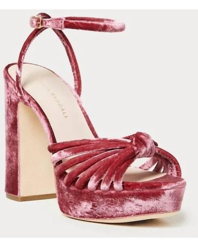 Loeffler Randall Rivka Knot Platform Sandal - Pink