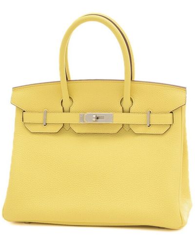 Hermès Birkin 30 Leather Handbag (pre-owned) - Yellow