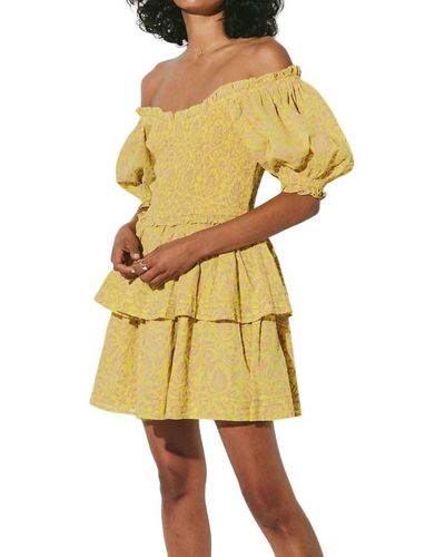 Cleobella Luna Mini Dress - Yellow