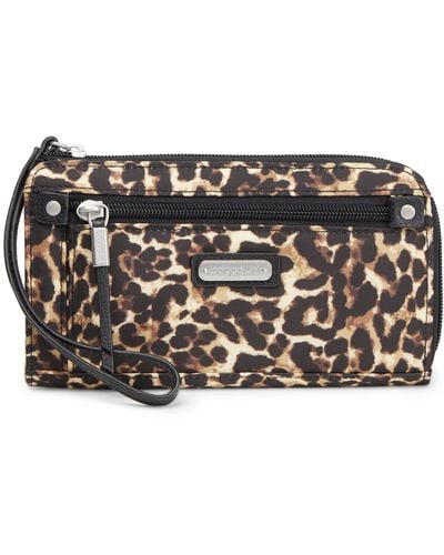 Baggallini Women’s Zip Around RFID Wallet | 12 Card Slots, Water-Resistant | Compact & Lightweight Design