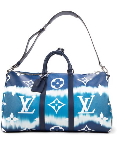 Louis Vuitton Ltd. Ed. "escale" Keepall Bandouliere 50 - Blue