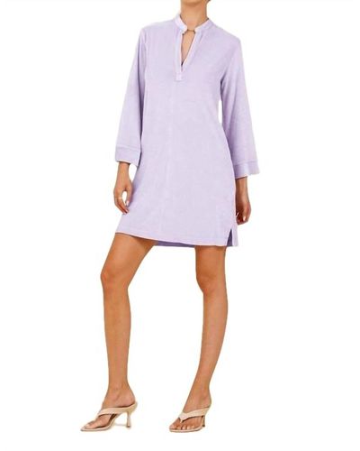 Lamade Laguna Shirt Dress - Purple