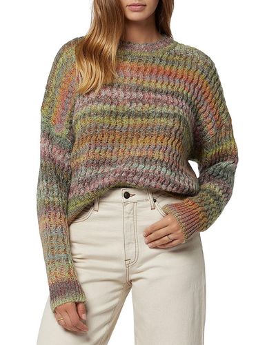 Joie Vita Mohair Blend Knit Pullover Sweater - Multicolor