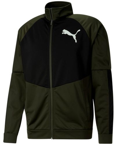 PUMA Fitness Workout Athletic Jacket - Green