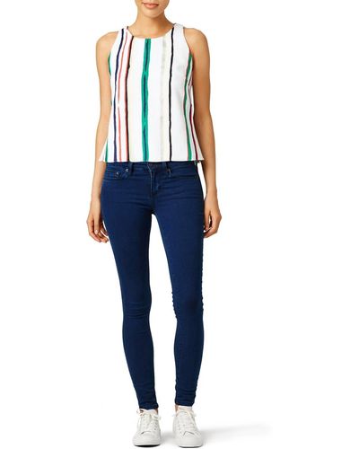 MILLY St. Tropez Top - Blue