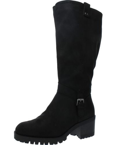 Bella Vita Lorielle Plus Wide Calf Life Style Knee-high Boots - Black