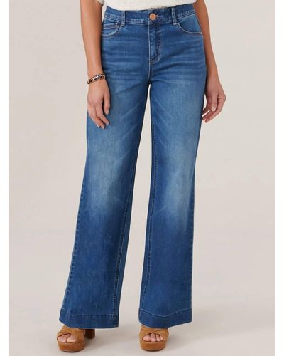 Democracy Absolution High Rise Wide Leg Jeans - Blue