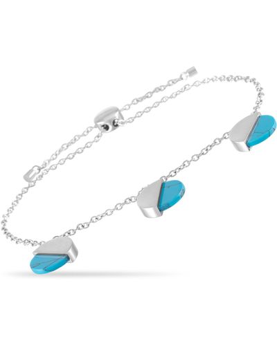Calvin Klein Spicy Stainless Steel Turquoise Bracelet - Blue