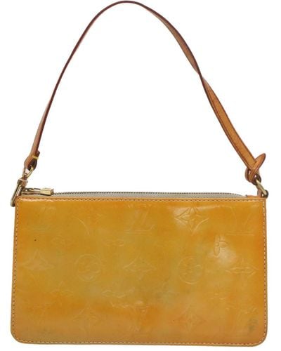 Louis Vuitton Lexington Patent Leather Clutch Bag (pre-owned) - Yellow