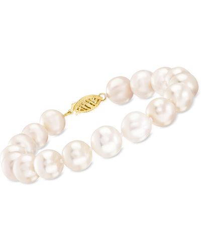 Ross-Simons 9.5-10.5mm Cultured Pearl Bracelet - White