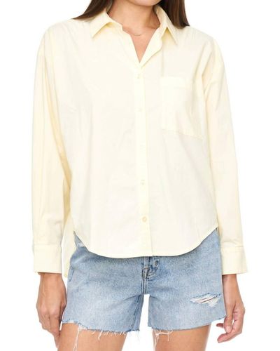 Pistola Sloane Oversized Button Down Shirt - White