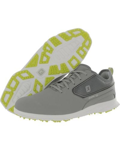 Footjoy Faux Leather Running & Training Shoes - Gray