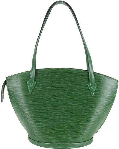 Louis Vuitton Saint Jacques Leather Tote Bag (pre-owned) - Green