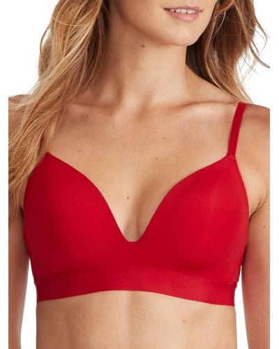 B.tempt'd B. Tempt'd By Wacoal Opening Act Wire-free Plunge T-shirt Bra - Red
