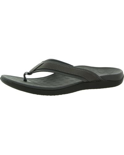 Vionic 544mtide Nubuck Sandals Flip-flops - Black