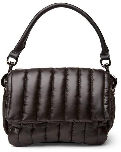 Think Royln Quilted Convertible Crossbody Bag - Black