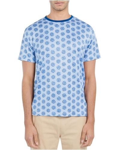 Society of Threads Jersey Printed T-shirt - Blue