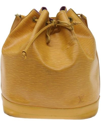 Louis Vuitton Noé Leather Shoulder Bag (pre-owned) - Yellow