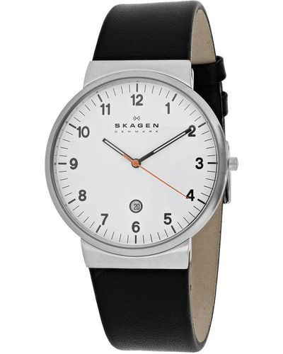 Skagen Men 's Ancher Dial Watch - Black