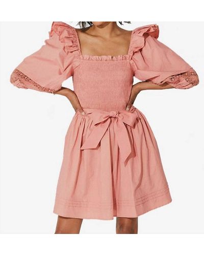 Cleobella Cassia Mini Dress - Pink