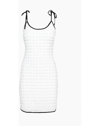 Adelyn Rae Unis Popcorn Knit Dress - White