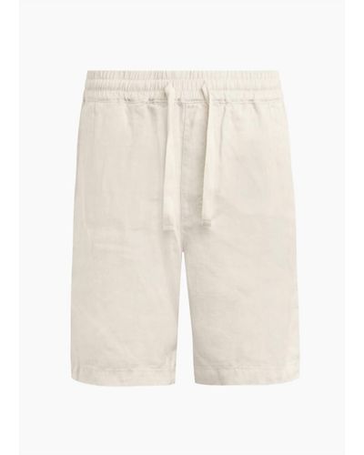 Joe's Jeans Elastic Waist Linen Short - White