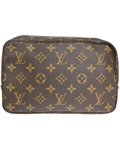 Louis Vuitton Trousse Pochette Canvas Clutch Bag (pre-owned) - Metallic