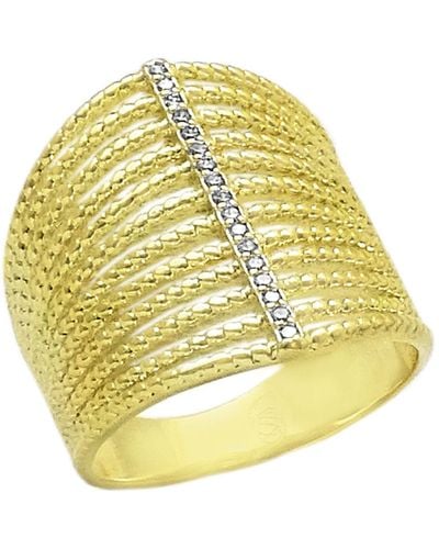 Savvy Cie Jewels 18k Multi Band Ring - Yellow