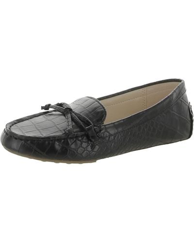 Charter Club Katee Faux Leather Moccasins Loafers - Brown