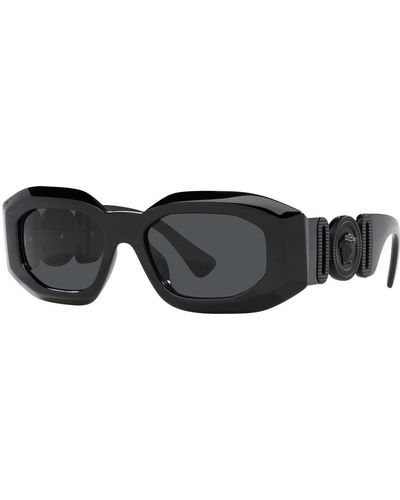 Versace Ve4425u-536087 Fashion 54mm Sunglasses - Black